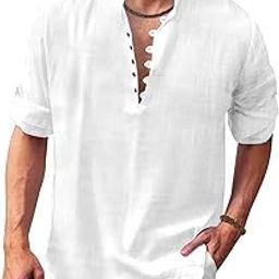 Men's Solid Cotton Blend Regular Fit Full Sleeve Straight Kurta Shirt-image-9