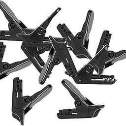 CALANDIS™ 10Pcs Tarp Awning Clips Reusable for Camping Car Covers Swimming Pool Covers Black | Tent Canopy | Tents Canopies | Camping Hiking | Outdoor Sports-image-16