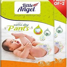 Little Angel Baby Diaper Pants, Extra Large (2 X Pack of 42)-image-71