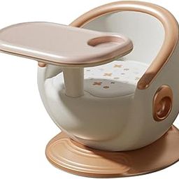 CALANDIS™ Toddlers Dining Seat Stool Portable Booster Seat for Infants Kids Girls Gold | Feeding-image-30