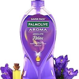 Palmolive Aroma Absolute Relax Body Wash, 750ml Shower Gel Single Pump Bottle, 100% Natural Ylang Ylang Essential Oil & Iris Extracts for a Soft and Smooth Skin, pH Balanced Bodywash, Free of Parabens & Silicones ​-22