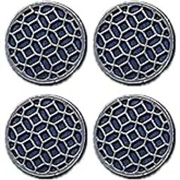 Ani Accessories Round Detailed Mesh Button for Coat Blazer Suit Sherwani and Indian Dresses Sports Coat Uniform Jacket Pack of 8 Big-image-98