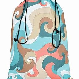 Waves | Reusable Sack Bag | Bag for Gym, Storage, Vegetable & Travel-image-16