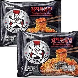 Paldo Mr Kimchi Instant Noodles 268G Pack Of 2 (134G X 2), Vegetarian, 268 grams-image-34