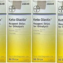 LUBEX Bayer Keto-Diastix Reagent Strips For Urinalysis, 50 Each (Pack Of 4)-30
