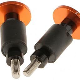 LOOM TREE 7/8" CNC Motorcycle Streetbike Handlebar Cap Hand Grips Bar End Plugs Orange | Parts & Accessories | Motorcycle Parts | Handlebars, Grips & Levers-27