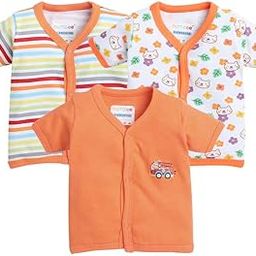 bumzee Front Open Half Sleeves Jablas for Baby Boy Pack of 3-picture-44