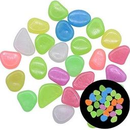 CALANDIS™ Glow Luminous Stones Pebbles Decor Gravel Rocks for Outdoor Aquarium Garden Multicolor | Decorative Stepping Stones | Garden D?©cor | Yard, Garden & Outdoor Living-image-27