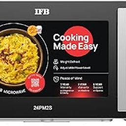 IFB 24L Solo Microwave Oven (24PM2S, Multi Stage Cooking with 69 Indian & Continental Auto Cook Menus, Child-lock Protection, Deodorize function, Delay Start & Power Save, black)-13