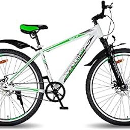 Vaux Ibex Cycle For Men 29inch with Double Disc Brakes & Front Suspension, Single Speed MTB Bicycle For Adults With Hi-Ten Steel Frame, Double Alloy Rims & Ralson Tyres, For Age Group 15+ Years(Green)-image-16