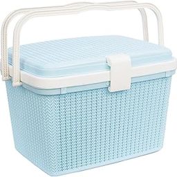 Nayasa Rope Picnnic Multi Utility Shelf Picnic Basket/Toy & Baby Cloth Storage/Shopping Basket-32