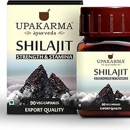 UPAKARMA Shilajit | Pure Extract Based (300 mg), Natural Strength & Stamina Booster |Lab Tested, R&D Backed 90 Veg Capsules- Pack of 1-image-63