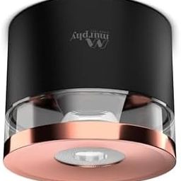 Murphy 12W Crystal Black Rose Gold Cylindrical COB Surface Lights for Ceiling (Warm White, Pack of 1)-30