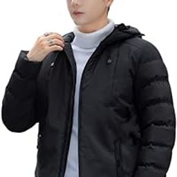 Men's Standard Length Polyester Winter Hoodie-Bomber Jacket-image-56