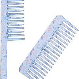 Wide Teeth Shampoo Combs Combo for Women (Multicolour) - Set of 2-image-76