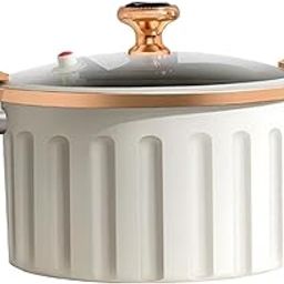 Soup Pot 8L Handmade Cookware Pasta Instant Noodle Pot for Food Noodles Soup White-image-35