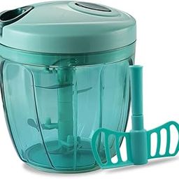 jilra Handy Chopper 1000ML with 5 Stainless Steel Blades and 1 Plastic Whisker (Green)-image-76