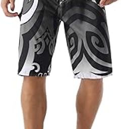 Men's Swim Trunks Board Shorts Gray 30-image-65