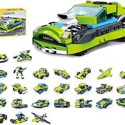 Galaxy Hi-Tech 27-in-1 Magic Building Blocks Set 241+ Pieces Creative Construction Toy for Kids Includes Instruction Manual Ideal for Boys & Girls Ages 6+ DIY Brick Rocket Rally Racing Car Models-image-42