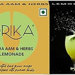 Orika Kacha Aam Lemonade Premix | 190g (10 Sachets) | Infused With Premium Herbs | Handcrafted Instant Drink Premix | Refreshing Summer Drink-22