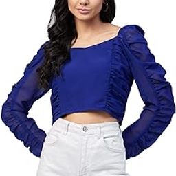 Women's Polyester Regular Fit Blouse-image-68