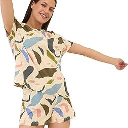 Women Printed Shorts Set-image-54