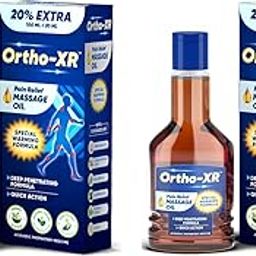 Ortho-XR Pain Relief Massage Oil 120ml (Pack of 2) with Special Warming Formula For Quick & Long Relief, Product For Legs, Body, Back, Joint, Shoulder, Knee & Ankle Pain For Men & Women-image-11