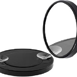 Make Up Hand Mirror for Women and Portable Shaving Mirror for Men with 10X Magnifying | Bedroom Mirror | Bathroom Mirror Round, Wall Mount and Travel-16