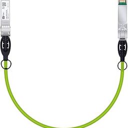 H!Fiber Green SFP+ Cable, 10G SFP+ DAC, 0.5M(1.64ft), Passive Direct Attach Copper Twinax Cable for Cisco SFP-H10GB-CU0.5M, Ubiquiti UniFi UC-DAC-SFP+, Meraki, Mikrotik, Intel, Fortinet, Netgear-24