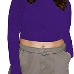 Women's Cotton Blend Basic Sexy Solid Crop Top Scoop Neck Slim Fit Full Sleeve Saree Readymade Saree Blouse L1702-picture-2