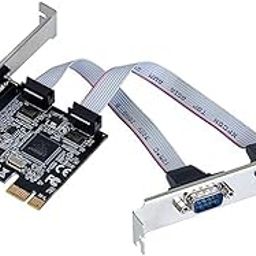 SaiRetail.Com Dual-Serial (2 Port) Plus Single (1) Parallel Port PCI Express Card Compatible with 16C550 UART-image-95