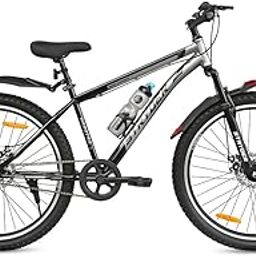 Tata stryder Hector Cycle in 27.5" Wheel Size with Dual disc Brakes with Front Suspension Fork with Water Decals Stickers for Tall Height People-image-34