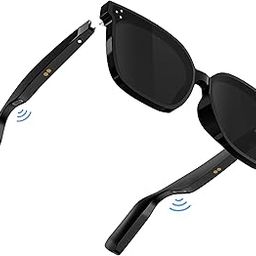 Smart Bluetooth Sunglasses with Open Ear Audio, UV400 Polarized Lens & Voice Control | Built-in Mic, Bass Sound | Hands-Free for Running, Cycling, Driving-image-52