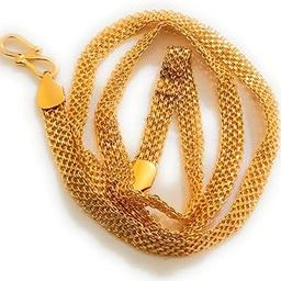 1gram gold plated copper imitation chain for men and women-image-15