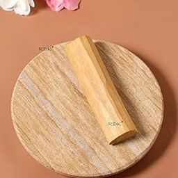 RDK Natural Sandalwood Pata Board Chandan Pata with Chandan Stick (Mysore) | Sandalwood Rubbing Stone with Original Chandan Stick for Pooja Path Havan | Size 5-inches-28