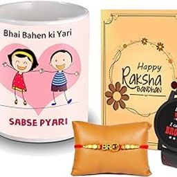ME & YOU Designer Rakhi with Chocolate and 325Ml-Coffee Mug for brother |Raksha Bandhan for Brother with Watch| Unique Rakhi Gifts Combo for Brother | Rakhi Gift for Bhai - Pack of 9-image-85