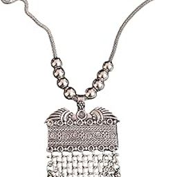 LASHKARA OXIDIZED AFGHAN BEAUTIFUL PENDANT NECKLACE-image-19