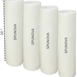 SPUNOVA 10 Inch High Density Spun Pre-Filter (5 Micron PP Spun) Cartridge Compatible for 10 Inch Pre-Filter Housing of All Water Purifier | Pack of 4 Spun-picture-23