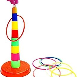 The Viyu Box Imported Plastic Ring Toss Quoits Hoopla Throw Game For Kids(Multicolor)-picture-25