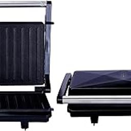 Sandwich Maker 850 Watt Multipurpose Grill BBQ & Panini/Sandwich Maker | Dual Non-Stick Teflon Coating | Adjustable Height Control With Floating Plates|-picture-29