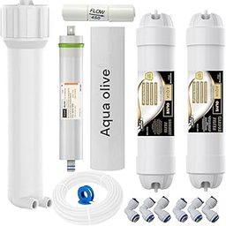Aqua Olive RO Water Purifier Kit, 100 GPD Membrane, Filters, Accessories-23