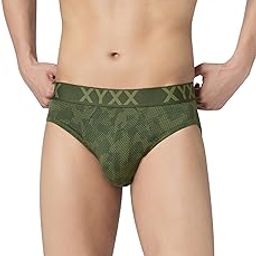 Metrix Cotton Modal Brief for Men | Snug Fit with Anti-roll no-Marks Waistband | Printed Underwear for Men-32