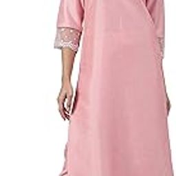 Women's Silk Blend Straight Kurta with Pant Set-picture-42