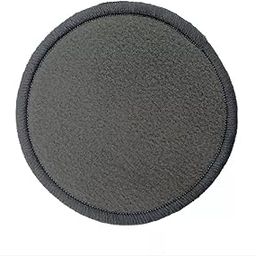 Kiks Bamboo Reusable Charcoal Make up Removing Pads // Triple Layered Facial Cleansing Pads // Eco-Friendly Set Of 5 Pads-3