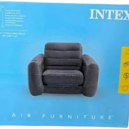 Vinishq® Inflatable Pull Out Sofa Chair Air Bed Mattress| Velvety Material Quick & Comfortable Sleeping Solution| Padded Surface for Comfort (Inflatable Chair)-image-21