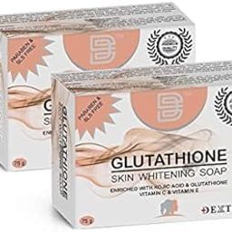Tinkpin Dextron 2 Pcs Glutathione Skin Lightening Soap Vitamin C & E Soap For Women & Men Skin Whitening Soap For All Skin Types (Pack Of 02)-picture-41