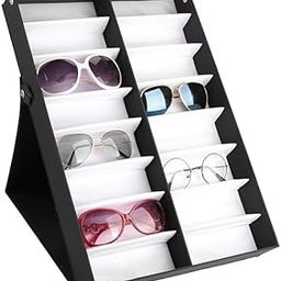 16-Slot Sunglasses Display Case: Organize & Showcase Eyewear with Stylish and Practical Design-image-35