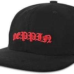 Hiphop Cap for Men & Women—Snapback Closure & Reppin Embroidered Design | Pure Cotton, Sports & Leisure Wear, Unisex Cap for Outdoor Activity | Black-(54-60cm Adjustable)(Pack of 1)-image-19