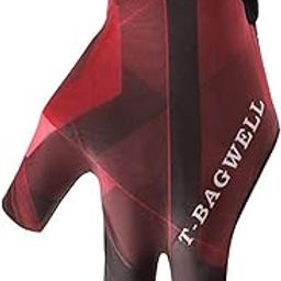 SECRET DESIRE Creations Three Fingers Billiard Glove Nonslip Breathable Universal Elastic Pool Glove Black and Red-image-17