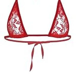 SoSh Women Girl Chrismas Love Bikini Bra with Panty Lingerie Babydoll for Women Girlfriend Wife | Everyday, Special Occasion Ladies Bra and Panty Lingerie Set for Honeymoon Wedding Valentine-image-15